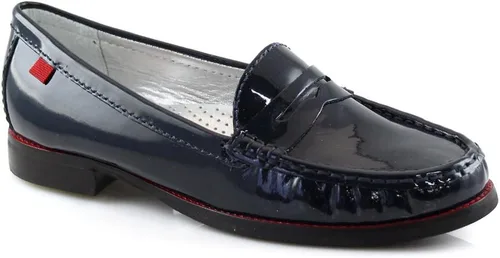 Vista 7 de Mocasines Penny de piel auténtica cómodos sin cordones para mujer