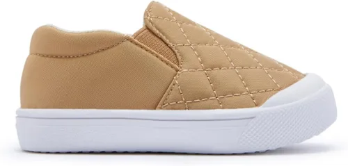 Vista 4 de BMCiTYBM Zapatos de bebé para primeros pasos para niños y niñas, zapatos para 6, 9, 12, 18, 24 meses, color caqui, 12-18 meses, B- Caqui