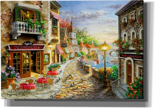 Vista 11 de Epic Graffiti 'Invitation to Dine' de Nicky Boehme, arte de pared en lienzo, 16 x 12 pulgadas