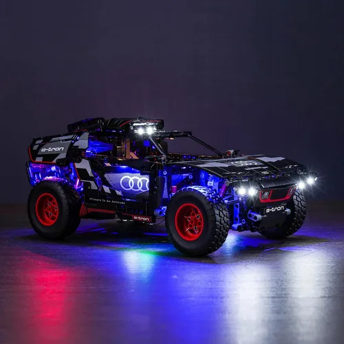 Vista 6 de Kit de luces mejorado compatible con el modelo de auto Lego Technic Ford GT 2022 42154, decoración de luces compatible con 42154 (modelo no incluido)