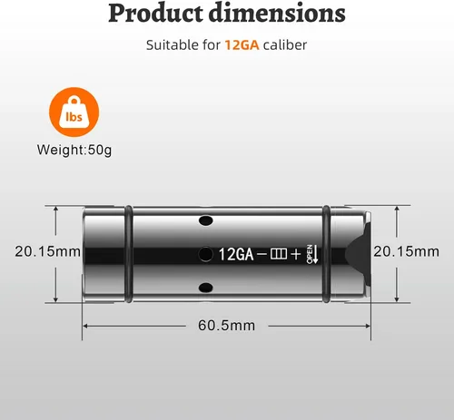 Vista 2 de Cartucho de entrenamiento láser 9MM/380ACP/45ACP/12GA/40S & W Sistema de entrenamiento de fuego seco para práctica de fuego seco y entrenamiento