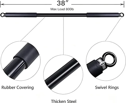 Vista 2 de INNSTAR Cable Attachments for Gym, Heavy Cable Handles with Solid ABS Core Grips, D Handle Cable Attachment, Cable Machine Handles for Resistance