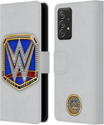 Vista 216 de Head Case Designs Officially Licensed WWE Cruiserweight Champion Title Belts Leather Wallet Case Compatible with Samsung Galaxy A07 4G Campeón