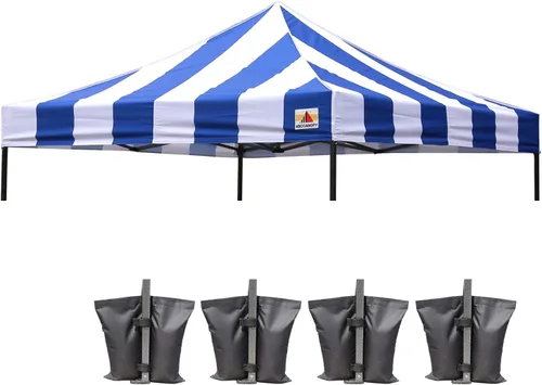 Vista 48 de ABCCANOPY Toldo de repuesto para tienda de campaña desplegable (8 x 8 pies, blanco)