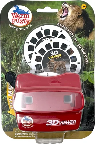 Vista 12 de WARM FUZZY Toys 3D Viewfinder (Aligator) - Visor para niños y adultos, juguetes clásicos, visor de diapositivas, visor de carrete 3D, retro