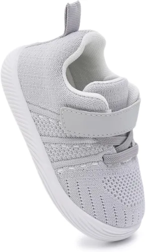 Vista 5 de Zapatos de bebé para niño y niña, zapatos para caminar sin cordones para bebés, zapatos para primeros pasos, 6, 9, 12, 15, 18, 24 meses