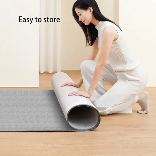 Vista 4 de OLOTU Alfombra de estilo moderno con calefacción para sala de estar, alfombras suaves con temporizador y termostato, alfombra grande con calefacción