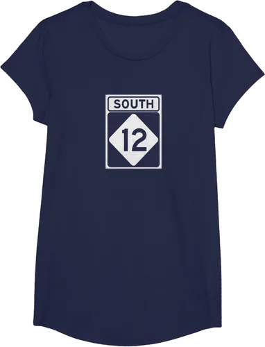 Vista 65 de Highway 12 South NC Outer Banks North Carolina Hwy - Camiseta, Negro, S
