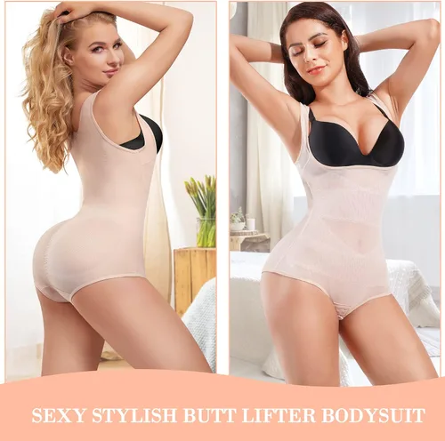 Vista 3 de Gotoly Body de entrenamiento de cintura para mujer, chaleco moldeador de cuerpo completo, control de abdomen, corsé delgado, moldeador, camisetas