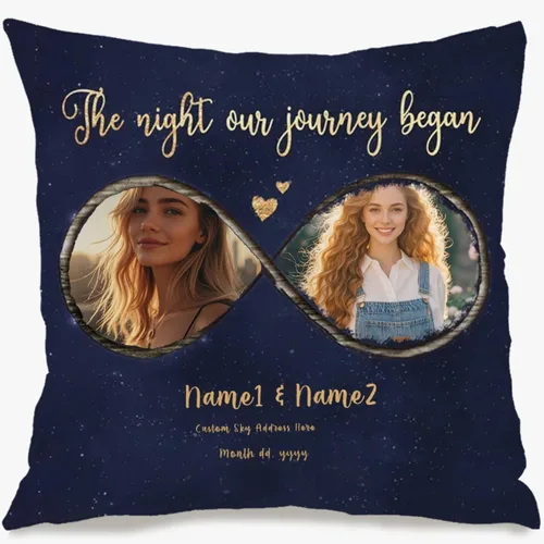 Vista 16 de Six Image Custom Pillow Case with Personalized Words for Mom, Decorative Cushion offering a Warm Gift for Birthdays Anniversaries Christmas or Home