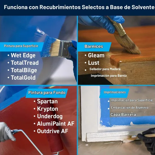 Vista 4 de TotalBoat disolvente especial para cepillado 100 (cuarto) Specialized Thinner for Brushing & Rolling Select TotalBoat Boat Bottom Paints and