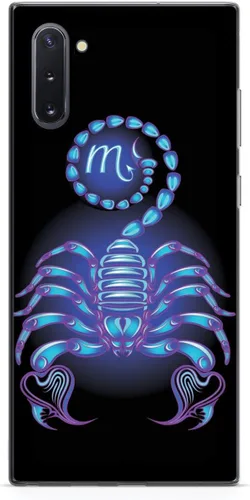 Vista 14 de Inspired Cases - Compatible with iPhone Xs Max Case - 3D Textured Protective Phone Case for Apple iPhone Xs Max - Neon Zodiac - Scorpio