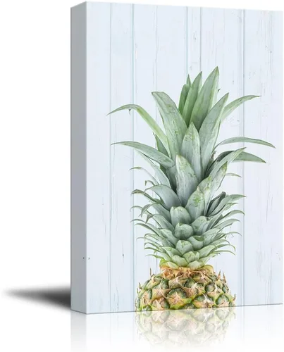 Vista 25 de Wall26 - Lienzo decorativo para pared (12.0 x 18.0 in), diseño de cactus sobre fondo azul