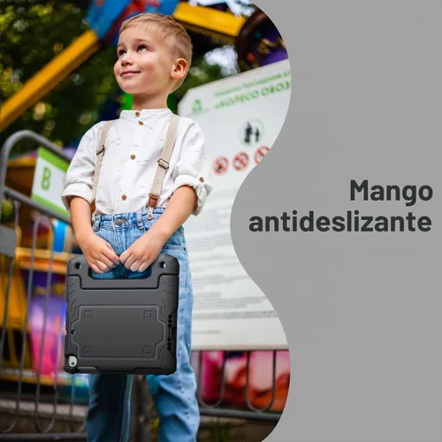 Vista 3 de JETech Funda infantil para iPad mini 5/4/3/2/1, color negro