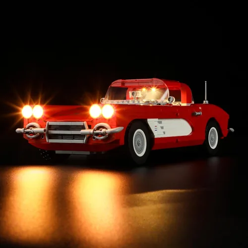 Vista 3 de Lightailing Luz para Lego- 10321 Corvette 1961 Kit de iluminación LED compatible con el modelo de bloques de construcción Lego NO incluido