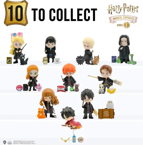 Vista 6 de YuMe Mercancía oficial de Harry Potter, cápsulas mágicas, regalos para niños, niñas, mujeres y hombres adultos, serie 1 (paquete de 2)