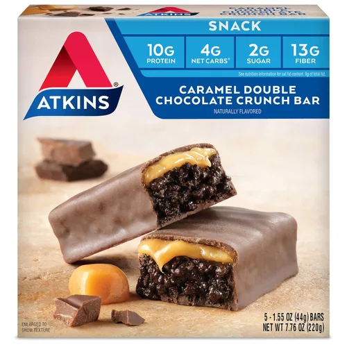 Vista 13 de Atkins Galletas de proteína crocantes, 305405, Peanut Butter, 1