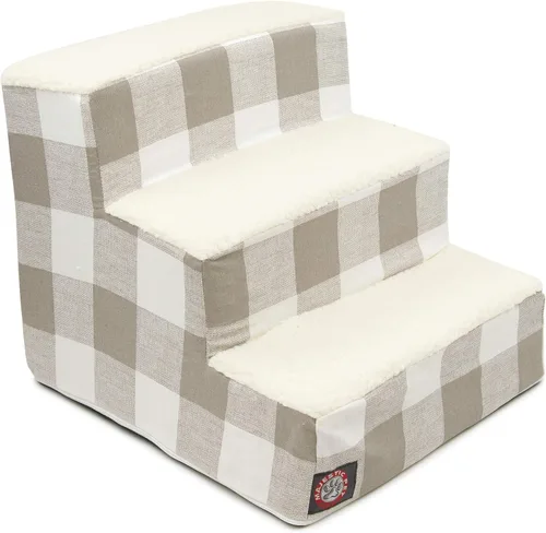 Vista 75 de Majestic Pet - Escaleras portátiles para mascotas suave escalón de espuma de sherpa escalones para perros y gatos rampa para cachorros