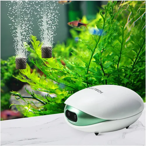 Vista 7 de Boxtech - Kit de bomba de aire para acuario de 1,7 W, bomba de oxígeno para pecera