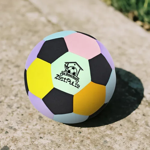 Vista 8 de Balón de fútbol suave para interiores, tamaño 4, divertida pelota silenciosa para niños y adolescentes, entrenamiento de drible en interiores