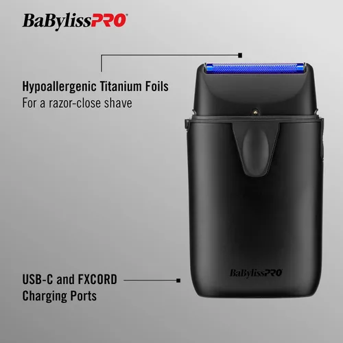 Vista 2 de BaBylissPRO Afeitadoras de una sola cabeza de lámina metálica UV