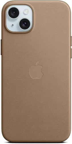 Vista 9 de Apple iPhone 15 Plus Funda FineWoven con MagSafe: Funda ligera para teléfono, compatible con carga inalámbrica, acabado suave tipo ante; Negro Rosa