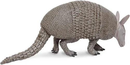 Vista 2 de Safari Ltd. Figura de Armadillo – Figura detallada de plástico de 6.75 pulgadas – Divertido juguete educativo para niños, niñas y niños a partir