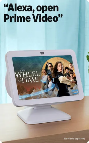 Vista 5 de Amazon Echo Show 8, Con audio espacial, hub de Smart Home y Alexa, Carbón