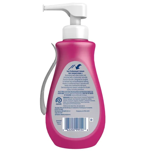 Vista 8 de VEET Crema profesional de 2 minutos para todo tipo de piel con manteca