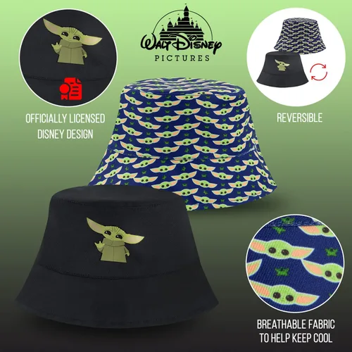 Vista 2 de Mickey Mouse - Sombrero de pescador para niños, sombrero de pescador para el verano, sombrero de playa para bebé, sombrero de sol para niños pequeños