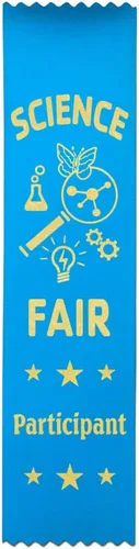 Vista 4 de RibbonsNow Cintas para participantes de la feria de ciencias - 100 cintas verdes estilo marcador