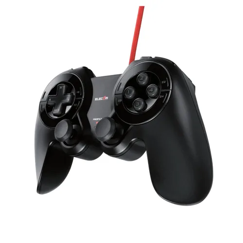 Vista 6 de Elecom JC-DUX60BK Gamepad, USB, 24 Buttons, For MMO, Black