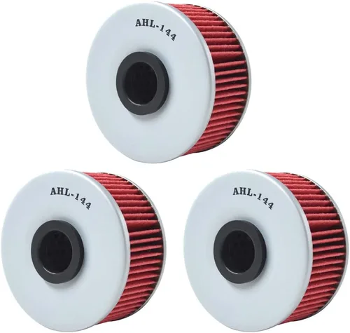 Vista 7 de AHL Filtro de aceite 144 para Yamaha XJ650 XJ 650 Maxim 650, FZ400 FZ 400 394 1997-2000, XJ600 XJ 600 1984-1993, YX600 YX 600 Radián 59 2 1990