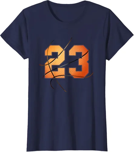 Vista 23 de Baloncesto número 23 - Camiseta de baloncesto