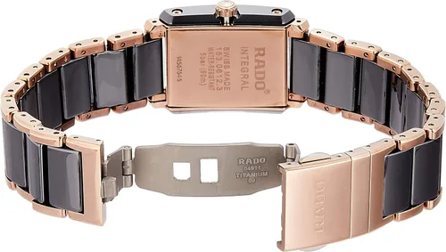 Vista 5 de Rado Reloj de cuarzo suizo con diamantes integrales para mujer Negro - Movimiento de cuarzo