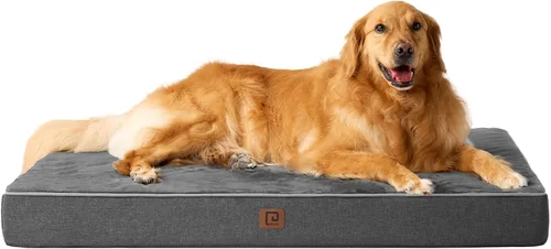 Vista 15 de EHEYCIGA Cama ortopédica de espuma viscoelástica para perros de 30 x 20 pulgadas, cama impermeable para mascotas para perros medianos, alfombrilla