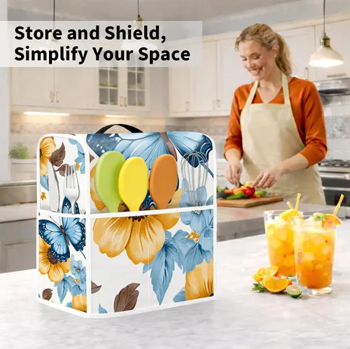Vista 6 de Funda protectora para máquina de granizado, impermeable y a prueba de polvo, antiestática, protector universal para licuadora de bebidas congeladas
