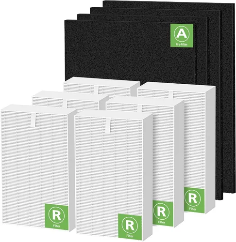 Vista 11 de Filtro HEPA HPA300 de repuesto compatible con purificador de aire Honeywell serie HPA300, HPA300, HPA304, HPA8350, HPA300VP, HPA3300b, HPA5300