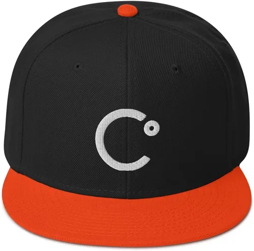 Vista 5 de Celsius Cryptocurrency Logo Hat (Gorra Snapback de mezcla de lana bordada)