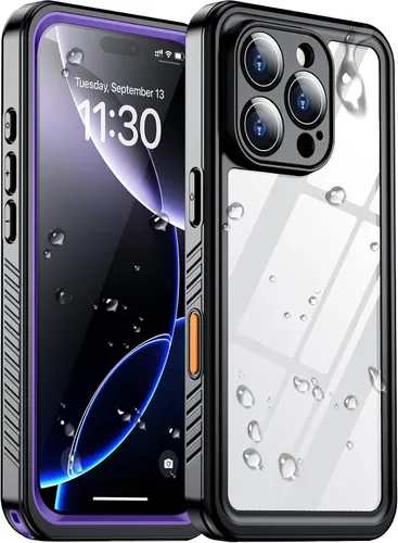 Vista 14 de Funda impermeable para iPhone 12, impermeable, antideslizante, a prueba de golpes, para iPhone 12, color negro
