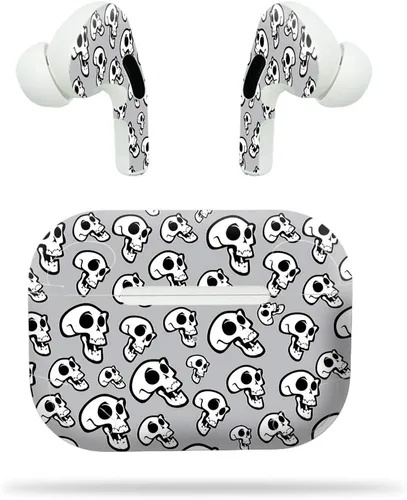 Vista 12 de MightySkins - Funda protectora de vinilo compatible con Apple Airpods Pro, diseño azul bebé, protectora, duradera y única, fácil de aplicar, quitar