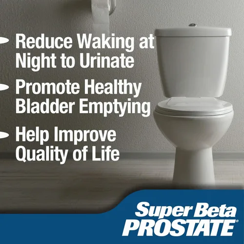 Vista 2 de SUPER BETA PROSTATE Suplemento de apoyo para la salud masculina - Reduce las visitas al baño, promueve el sueño, mejor vaciado de la vejiga