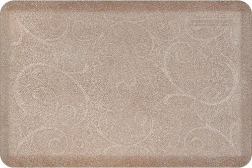 Vista 22 de WellnessMats Bella Collection - Tapete antifatiga de poliuretano, almohadilla de soporte ergonómica para el hogar, cocina, garaje, escritorio de pie