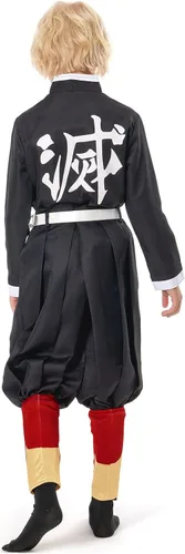 Vista 7 de Seaehey Disfraz de kimono japonés de Tanjiro Kamado Nezuko Giyuu para niños