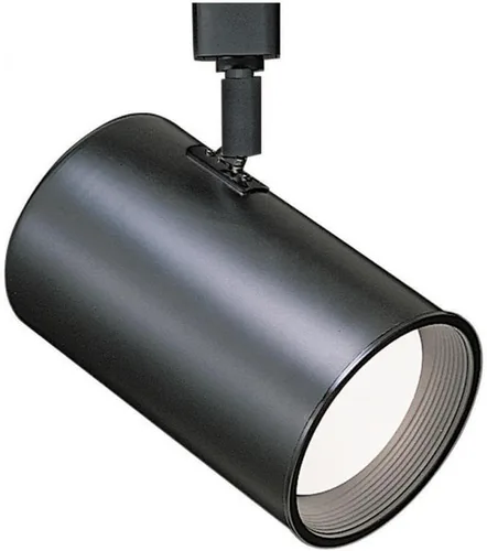 Vista 3 de WAC Lighting, TK-704 Línea de voltaje de pista cabeza en negro para L Track