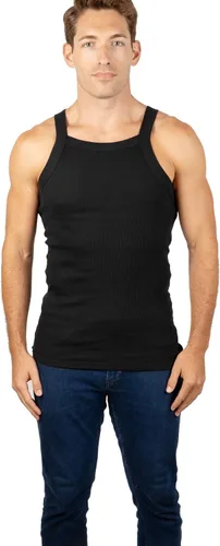 Vista 2 de Paquete de 3 camisetas sin mangas de algodón estilo G-Unit para hombre con corte cuadrado