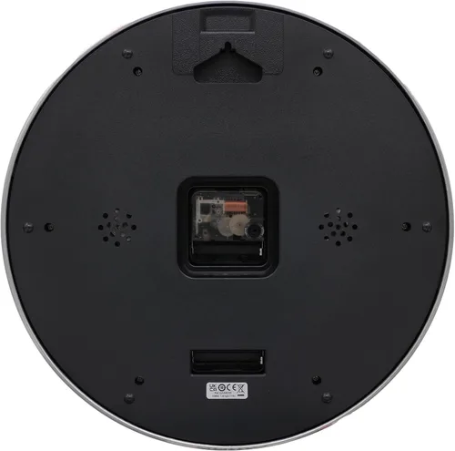 Vista 3 de SEIKO QXA823SLH Reloj de pared estilo cronógrafo, plata, 13 pulgadas