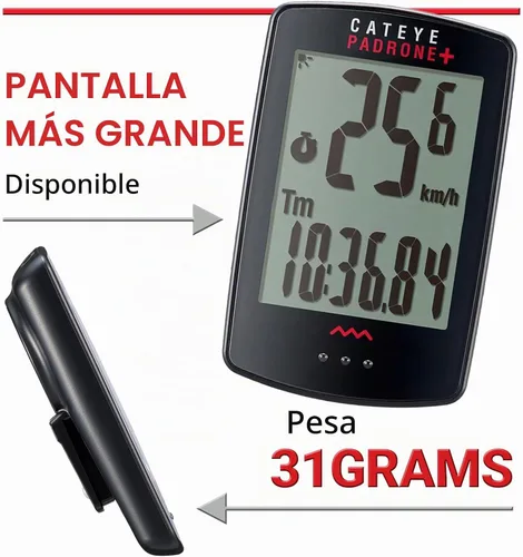 Vista 2 de CATEYE - Ordenador inalámbrico para bicicletas Padrone Plus