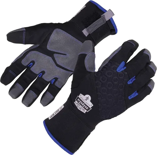 Vista 9 de Ergodyne Proflex 817 WP guante térmico aislante de utilidad, impermeable, color negro
