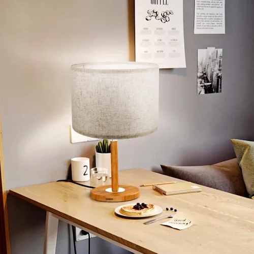 Vista 3 de Didiseaon Pantalla para lámparas de mesa, pantalla decorativa de tela, luz de repuesto, fácil de instalar